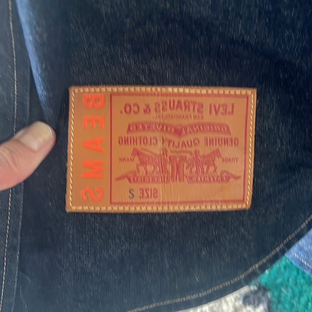 Men’s Levi’s/Beams inside out western shirt size small - Picture 3 of 3